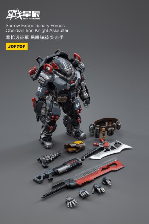 Joytoy 1/18 Battle for the Stars Sorrow Expeditionary Forces Obsidian Iron Knight Assaulter