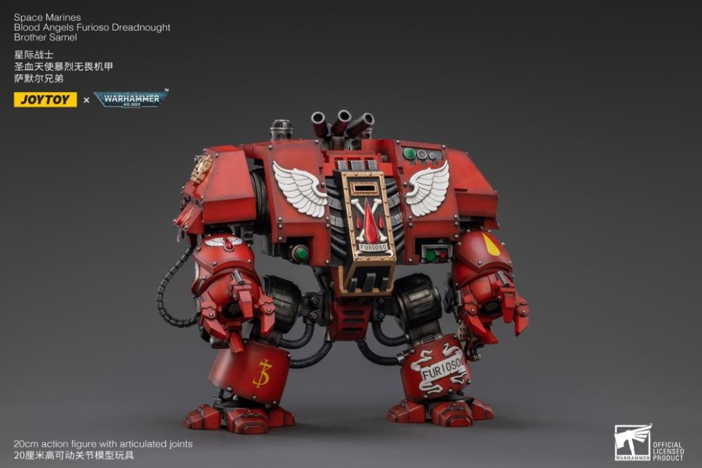 Joytoy 1/18 Warhammer 40k Blood Angels Furioso Dreadnought Brother Samel