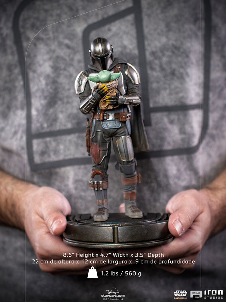 Iron Studios Art Scale 1/10 The Mandalorian | The Mandalorian with Grogu