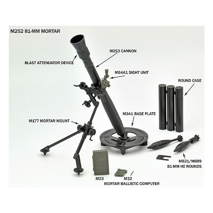 Tomytec Little Armory LD035 81MM 252 Mortar