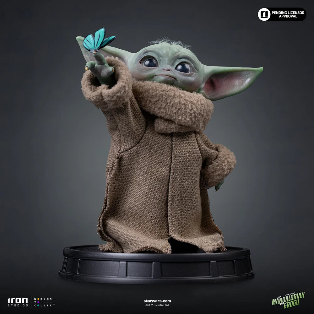 Iron Studios Grogu Collection Star Wars - Mandalorian and Grogu - Butterfly wonder