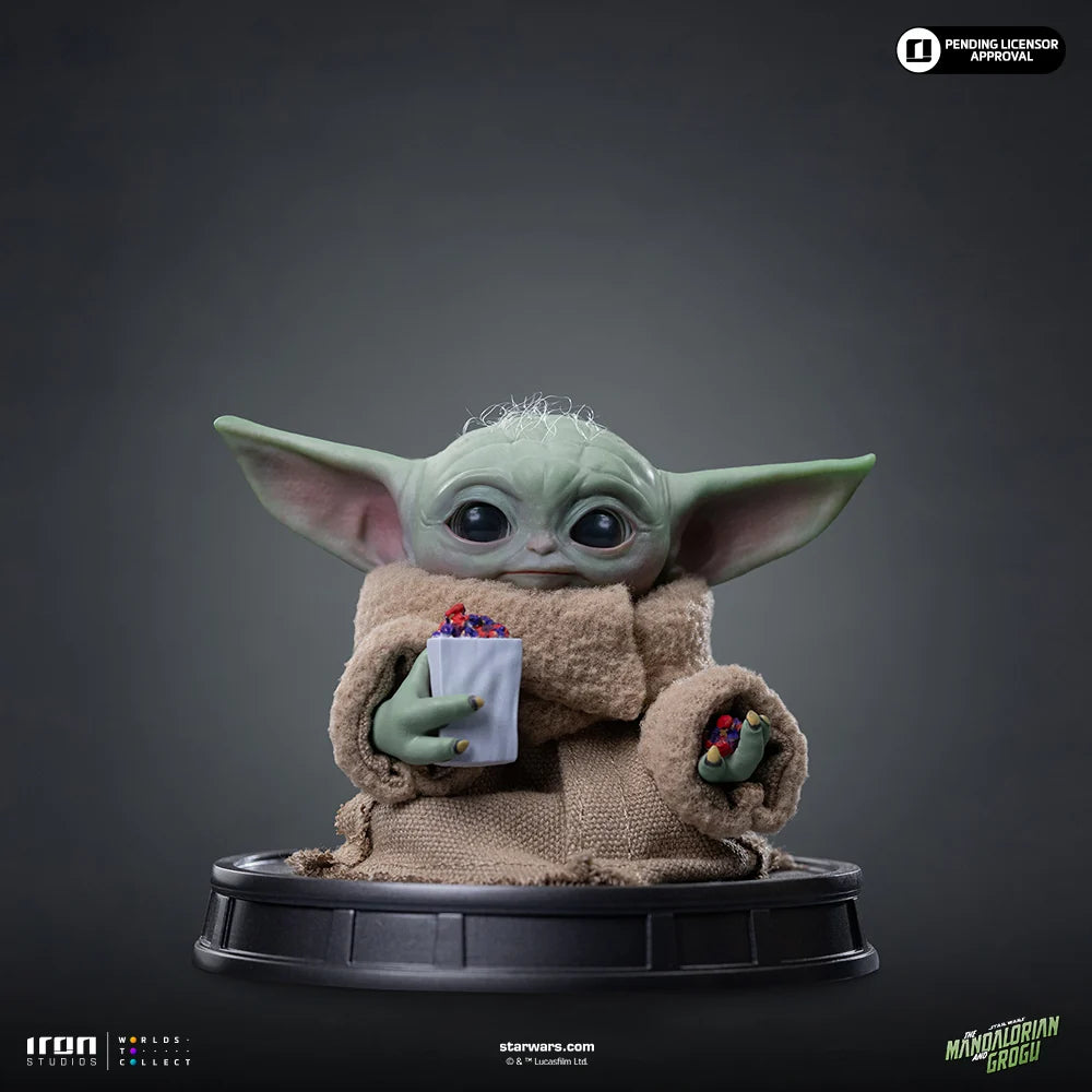 Iron Studios Grogu Collection Star Wars - Mandalorian and Grogu - Popcorn time