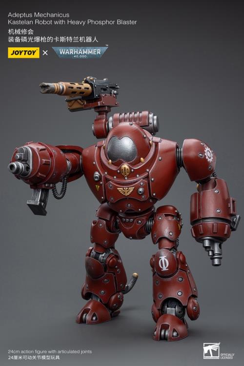 Joytoy 1/18 Warhammer 40K Adeptus Mechanicus Kastelan Robot with Heavy Phosphor Blaster