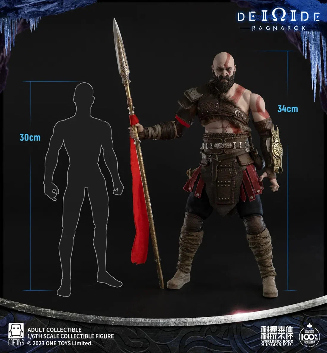 OneToys 1/6 OT019-3 - Man Of War (Sanbao Version) [God of War - Kratos]