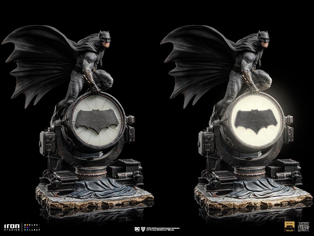 Iron Studios Art Scale 1/10 DC Zack Snyder's Justice League - Batman on Bat-Signal (Deluxe)