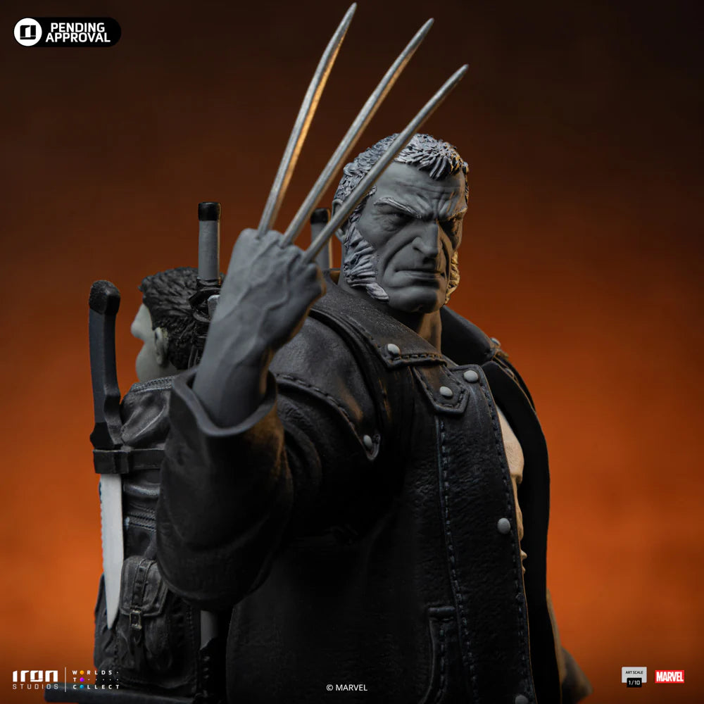 Iron Studios Art Scale 1/10 Marvel Comics - Old Man Logan (50th Anniv. B&W Edition) [Inspected Unit]
