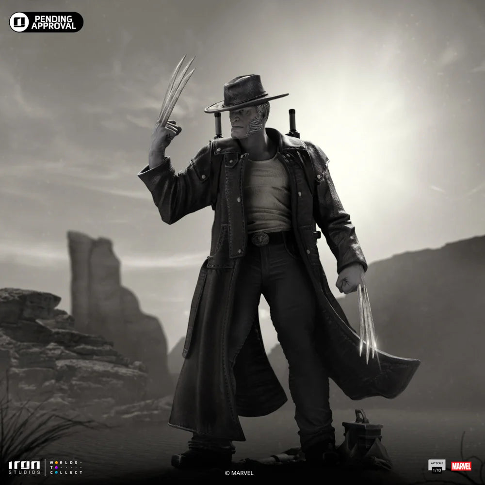 Iron Studios Art Scale 1/10 Marvel Comics - Old Man Logan (50th Anniv. B&W Edition) [Inspected Unit]