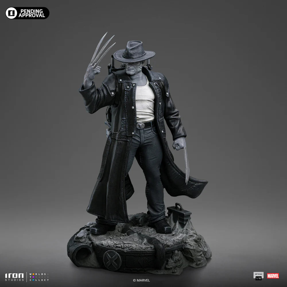 Iron Studios Art Scale 1/10 Marvel Comics - Old Man Logan (50th Anniv. B&W Edition) [Inspected Unit]