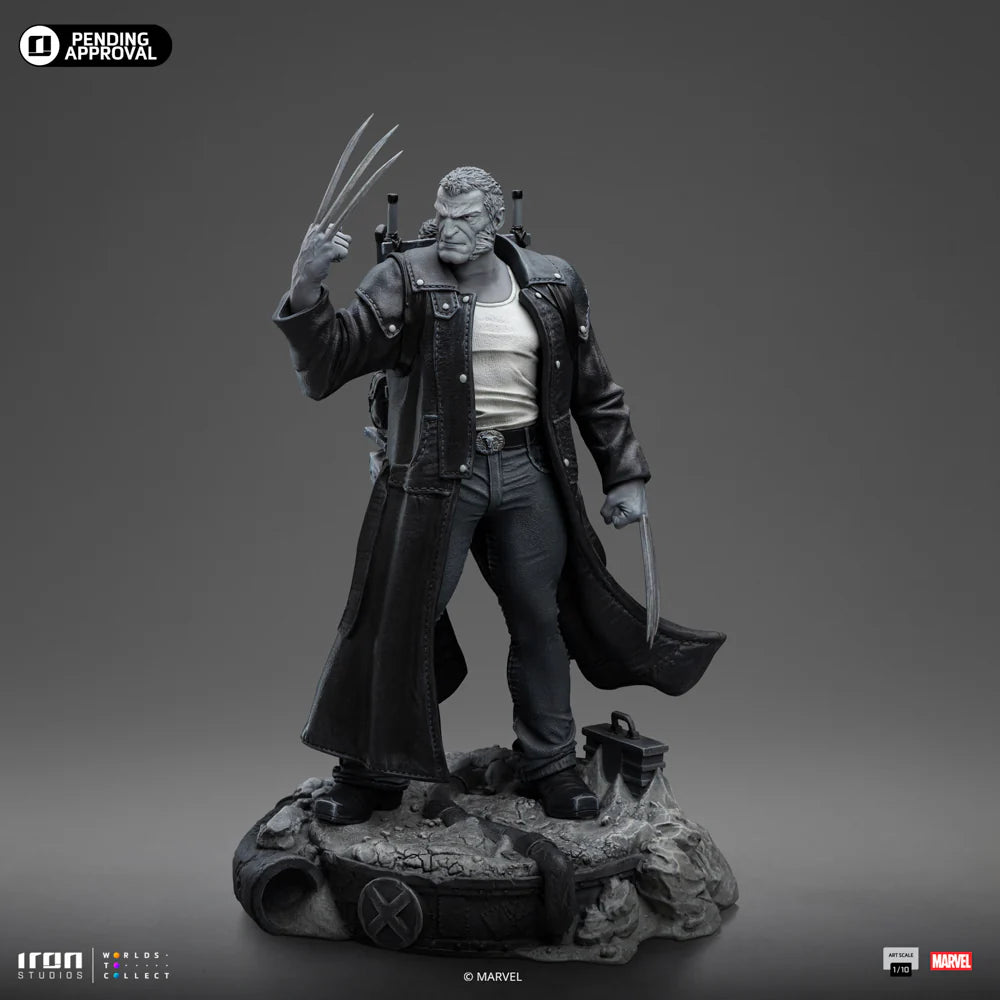 Iron Studios Art Scale 1/10 Marvel Comics - Old Man Logan (50th Anniv. B&W Edition) [Inspected Unit]
