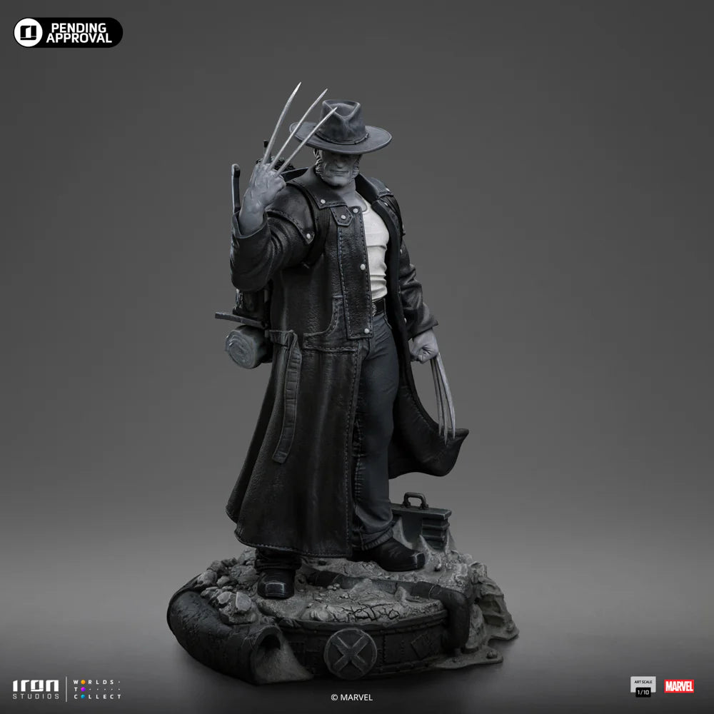 Iron Studios Art Scale 1/10 Marvel Comics - Old Man Logan (50th Anniv. B&W Edition) [Inspected Unit]
