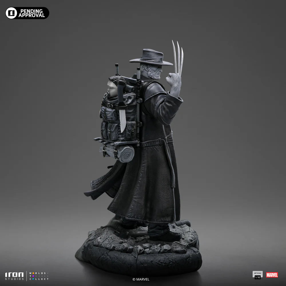 Iron Studios Art Scale 1/10 Marvel Comics - Old Man Logan (50th Anniv. B&W Edition) [Inspected Unit]