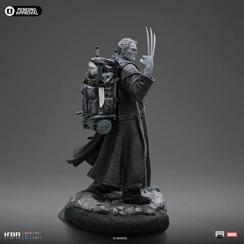 Iron Studios Art Scale 1/10 Marvel Comics - Old Man Logan (50th Anniv. B&W Edition) [Inspected Unit]