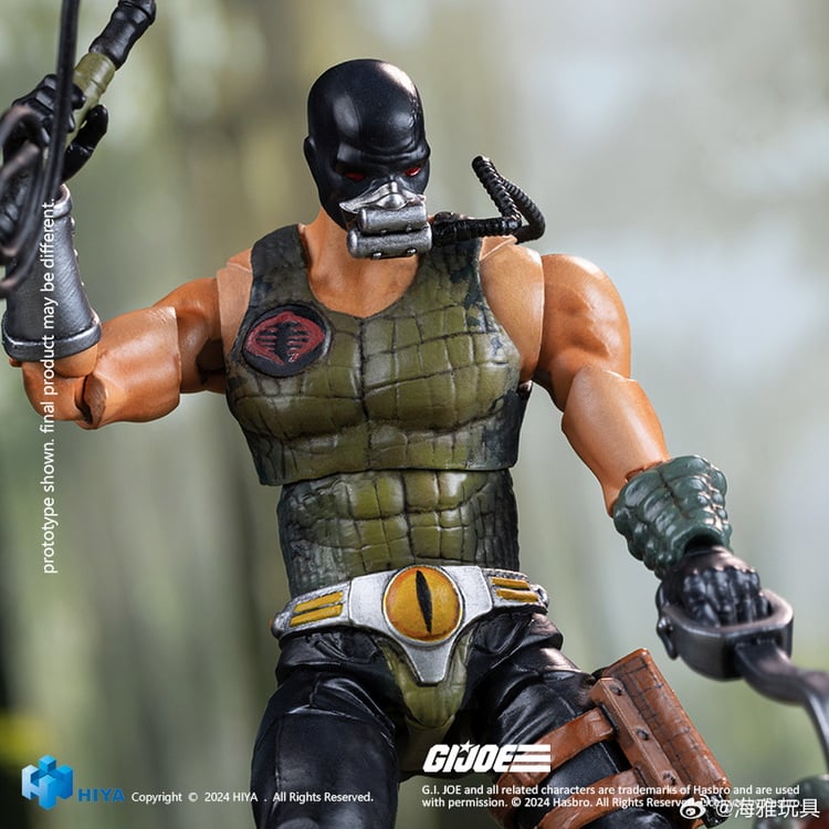Hiya Toys 1/18 Exquisite Mini GI Joe Croc Master