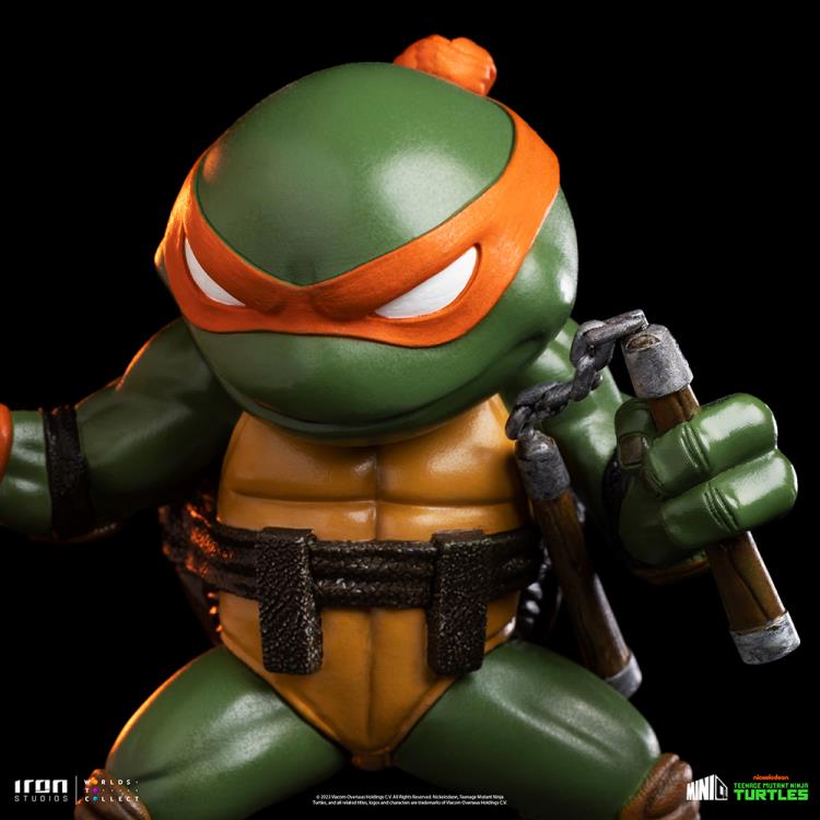 Iron Studios Mini Co Nickelodeon Teenage Mutant Ninja Turtles (Michelangelo, Leonardo, Donatello, Raphael) [SDCC PX]