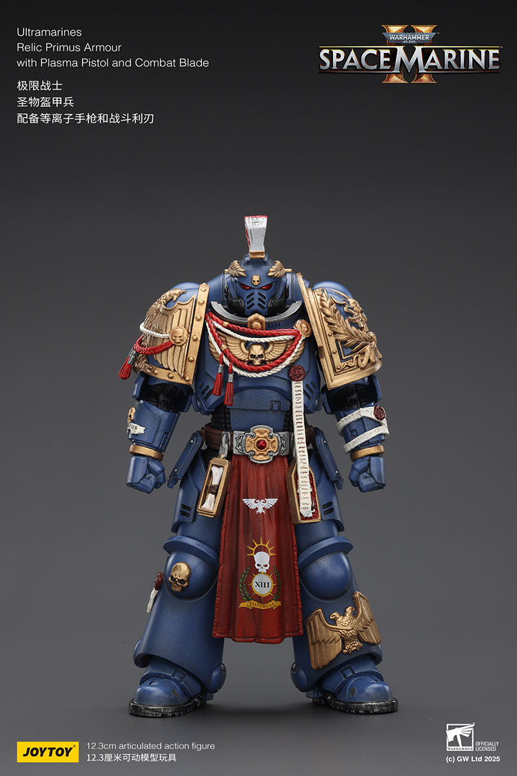 Joytoy 1/18 Warhammer 40k Space Marine Ultramarines - Relic Primus Armour