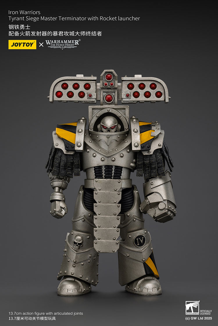 Joytoy 1/18 Warhammer The Horus Heresy lron Warriors - Tyrant Siege Master Terminator with Rocket Launcher