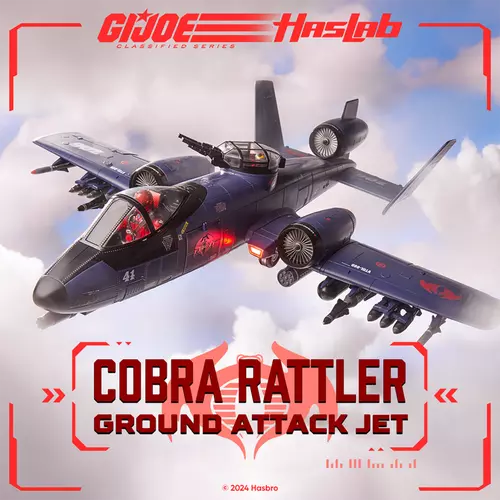 Haslab GI Joe Classified Series - Cobra Rattler Ground Attack Jet