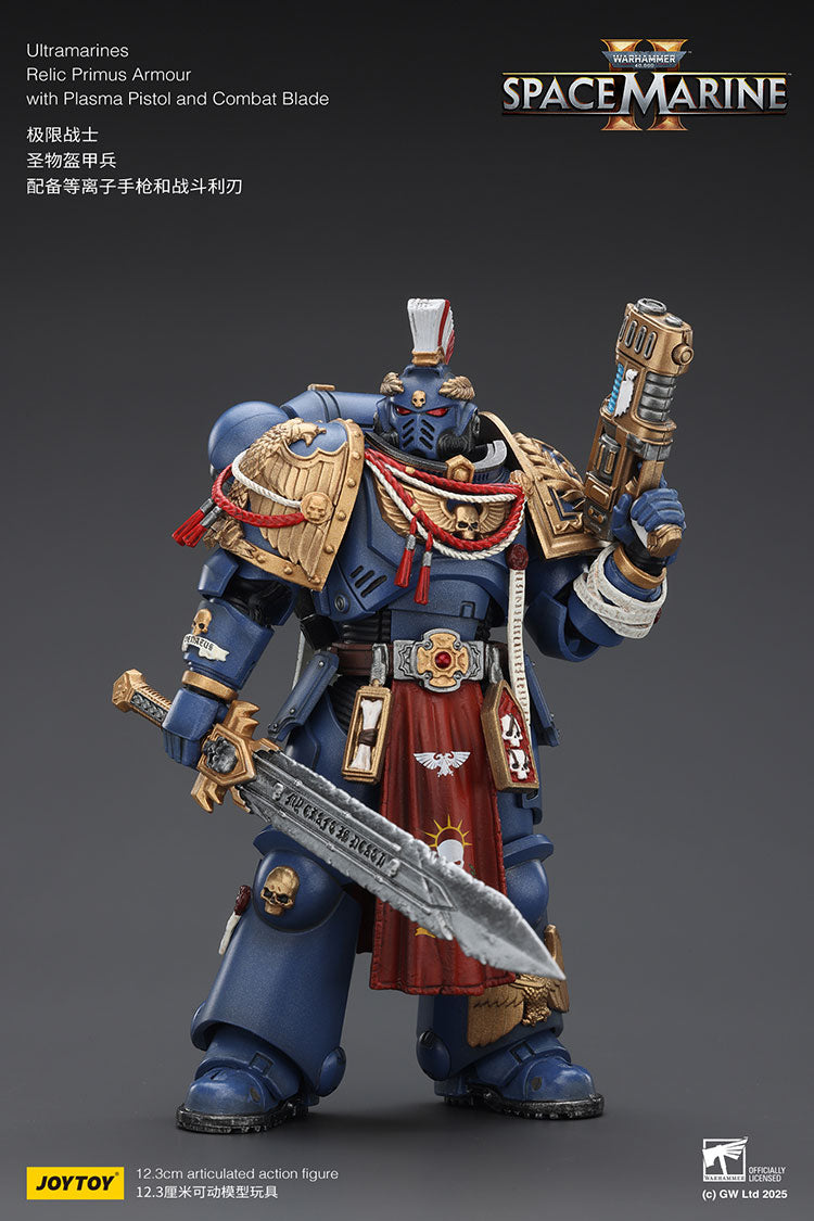 Joytoy 1/18 Warhammer 40k Space Marine Ultramarines - Relic Primus Armour