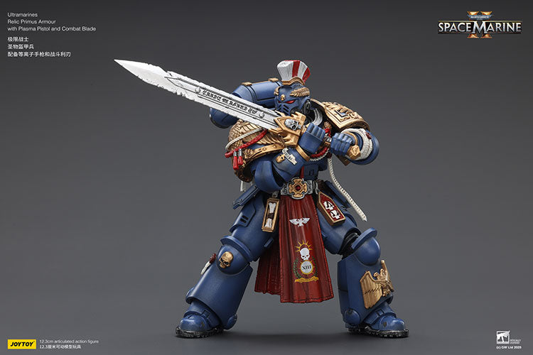 Joytoy 1/18 Warhammer 40k Space Marine Ultramarines - Relic Primus Armour