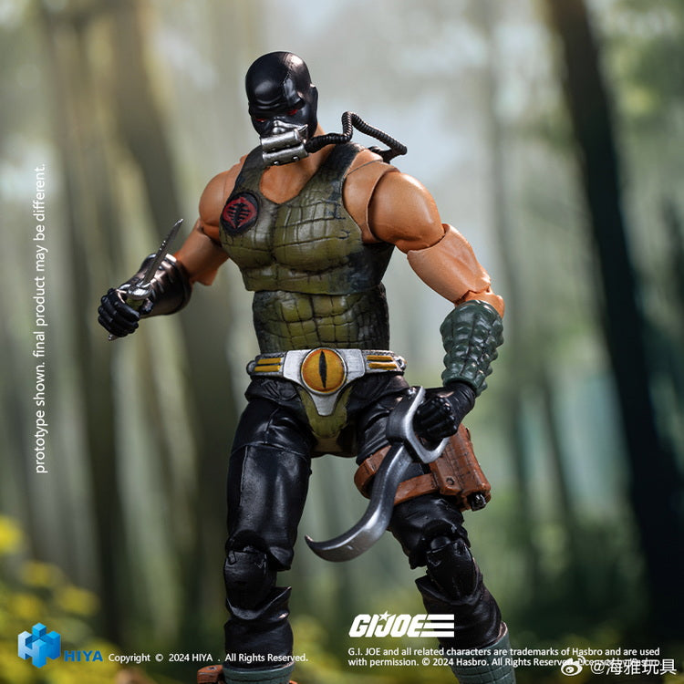 Hiya Toys 1/18 Exquisite Mini GI Joe Croc Master