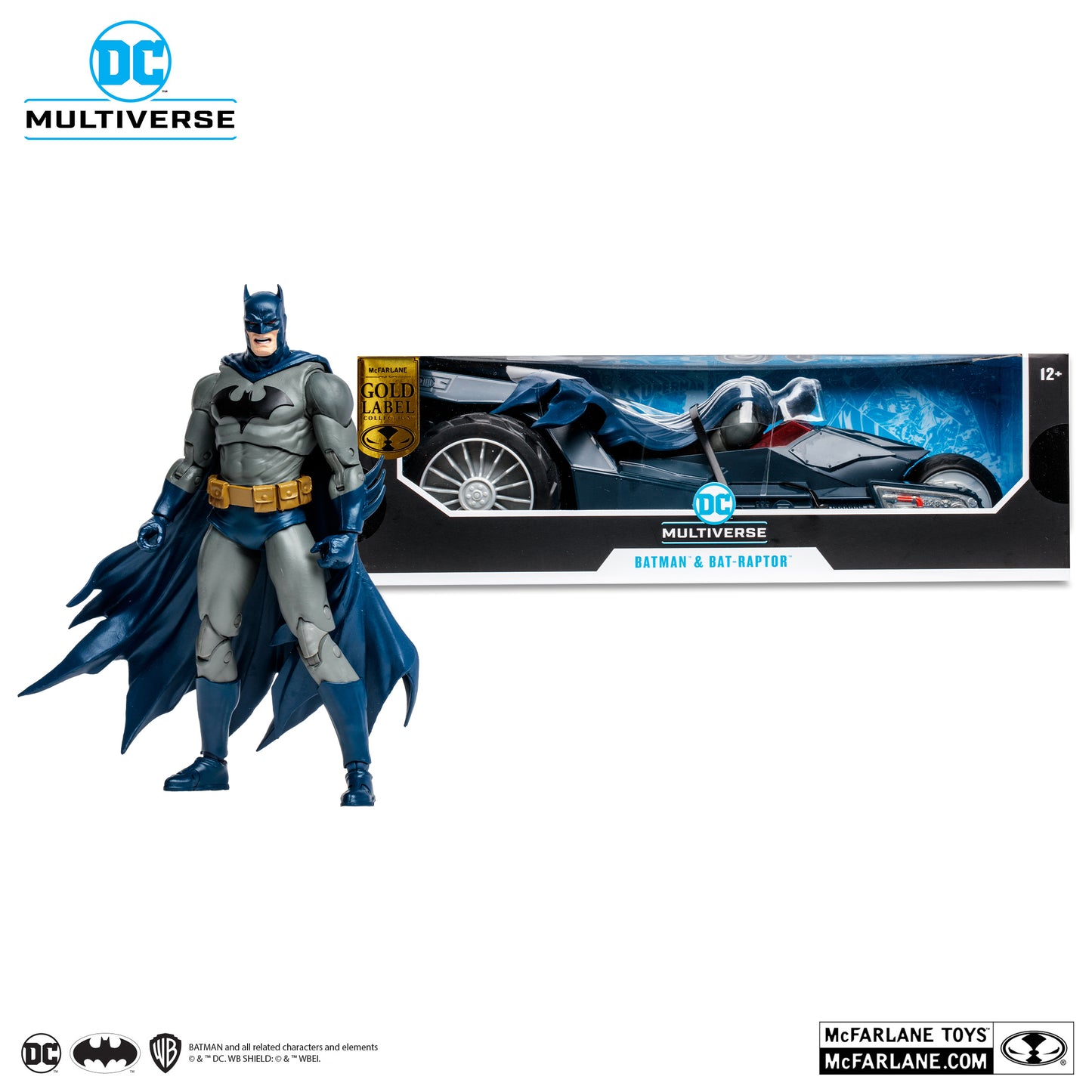 McFarlane Toys DC Batman who Laughs Batman & Bat-Raptor [Gold Label]