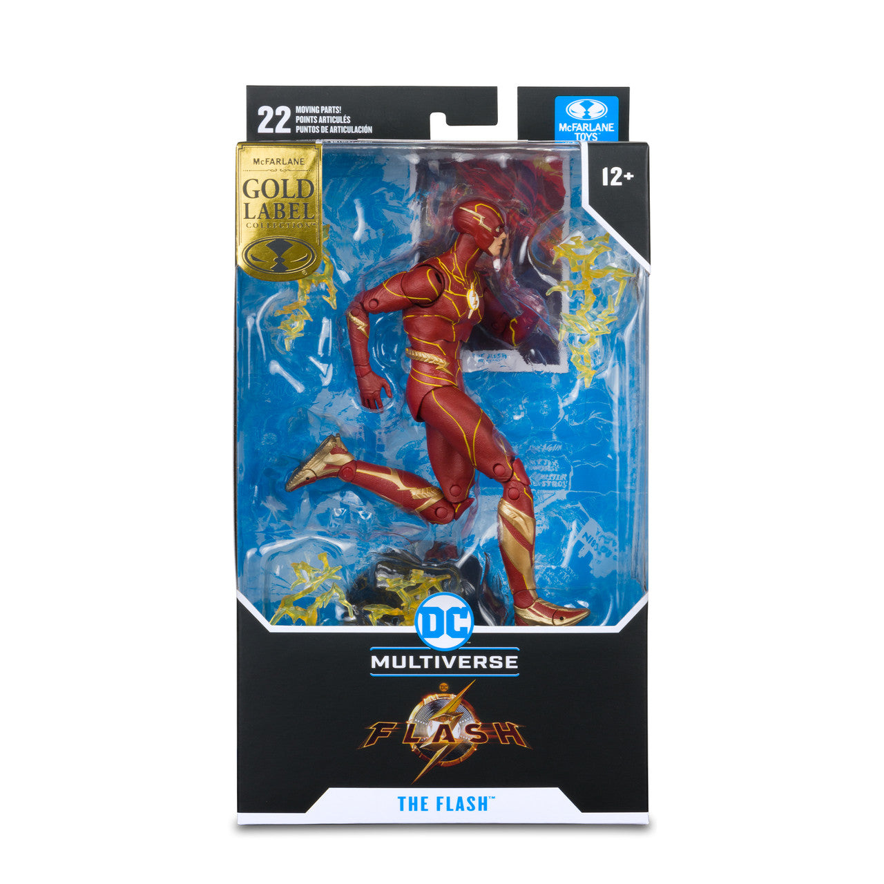 McFarlane Toys DC The Flash Movie - The Flash Speed Force Version [Gold Label]
