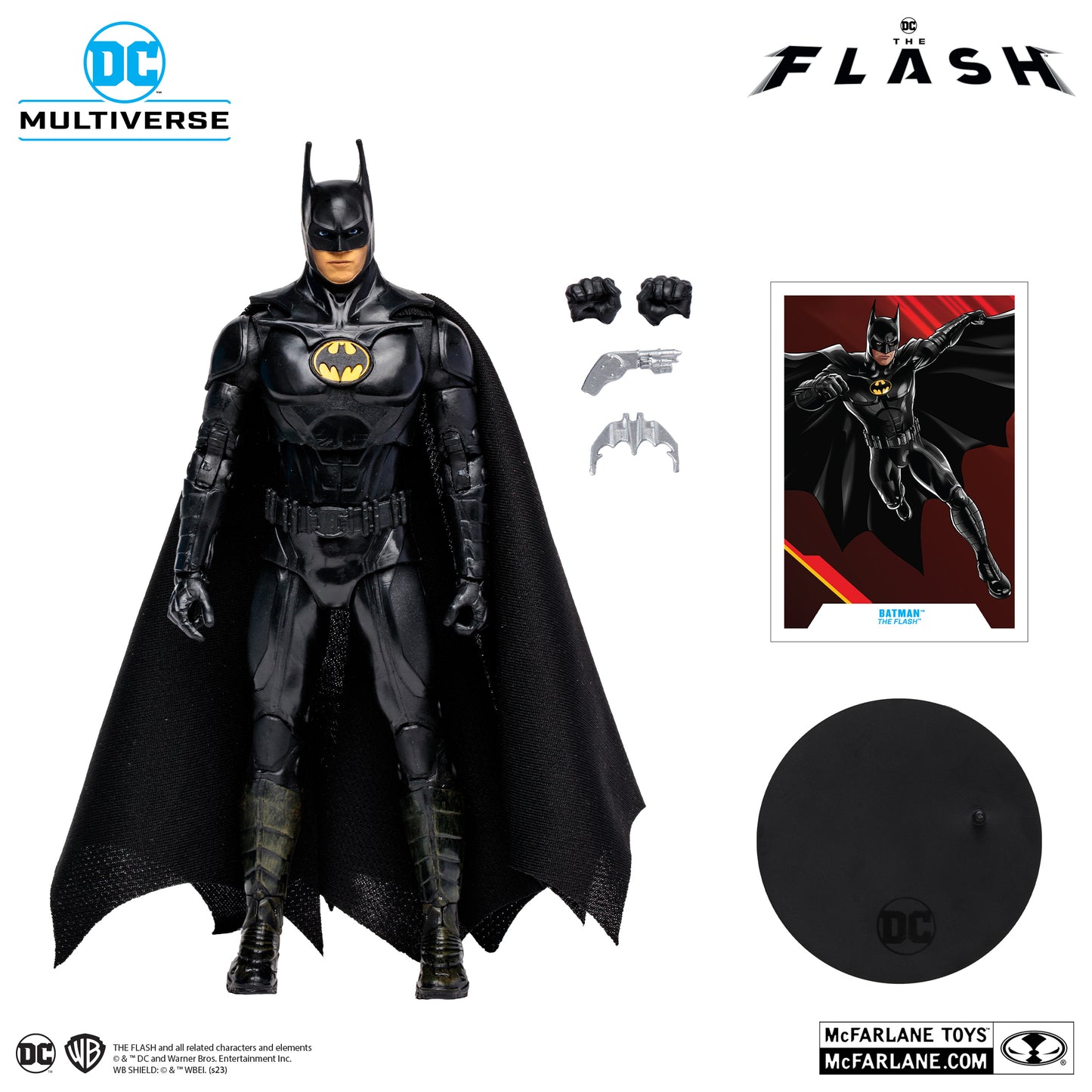 [BUNDLE] McFarlane Toys DC The Flash Movie - The Flash (Batman Costume) + Batman (Multiverse)
