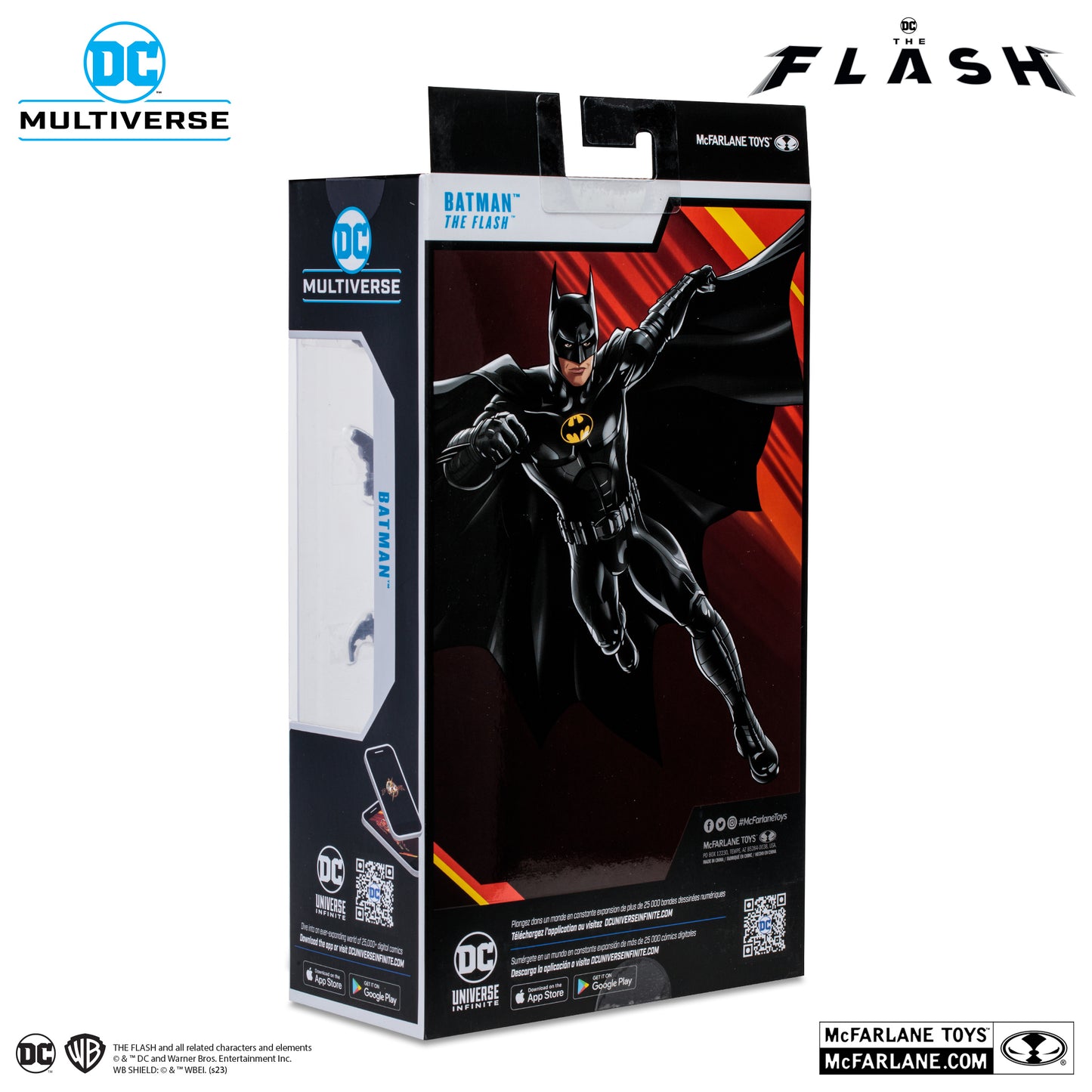 [BUNDLE] McFarlane Toys DC The Flash Movie - The Flash (Batman Costume) + Batman (Multiverse)