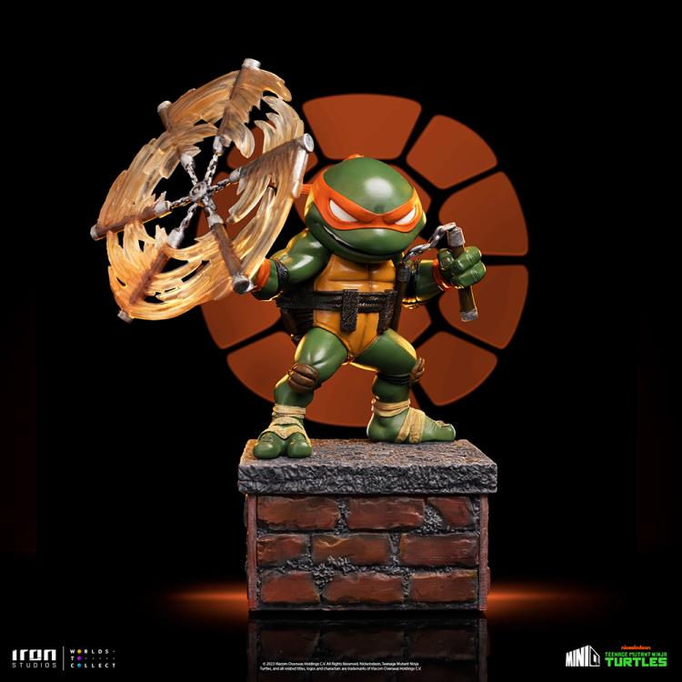 Iron Studios Mini Co Nickelodeon Teenage Mutant Ninja Turtles (Michelangelo, Leonardo, Donatello, Raphael) [SDCC PX]