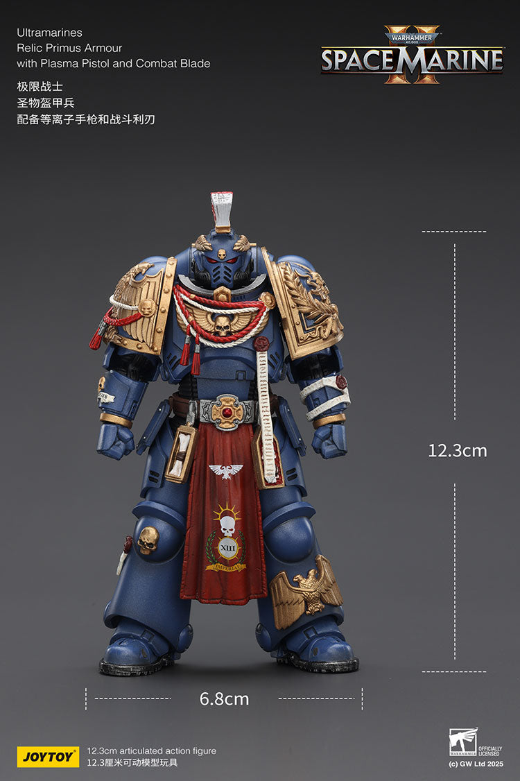 Joytoy 1/18 Warhammer 40k Space Marine Ultramarines - Relic Primus Armour