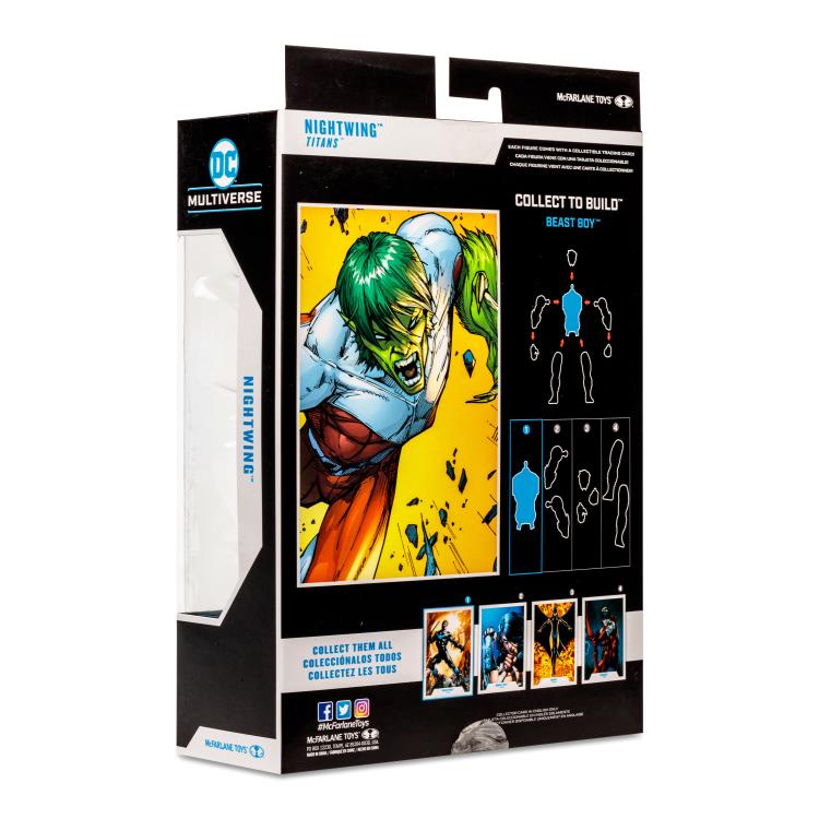 [BUNDLE] McFarlane Toys DC Multiverse Titans Set (Beast Boy Build-A) 5 Figures