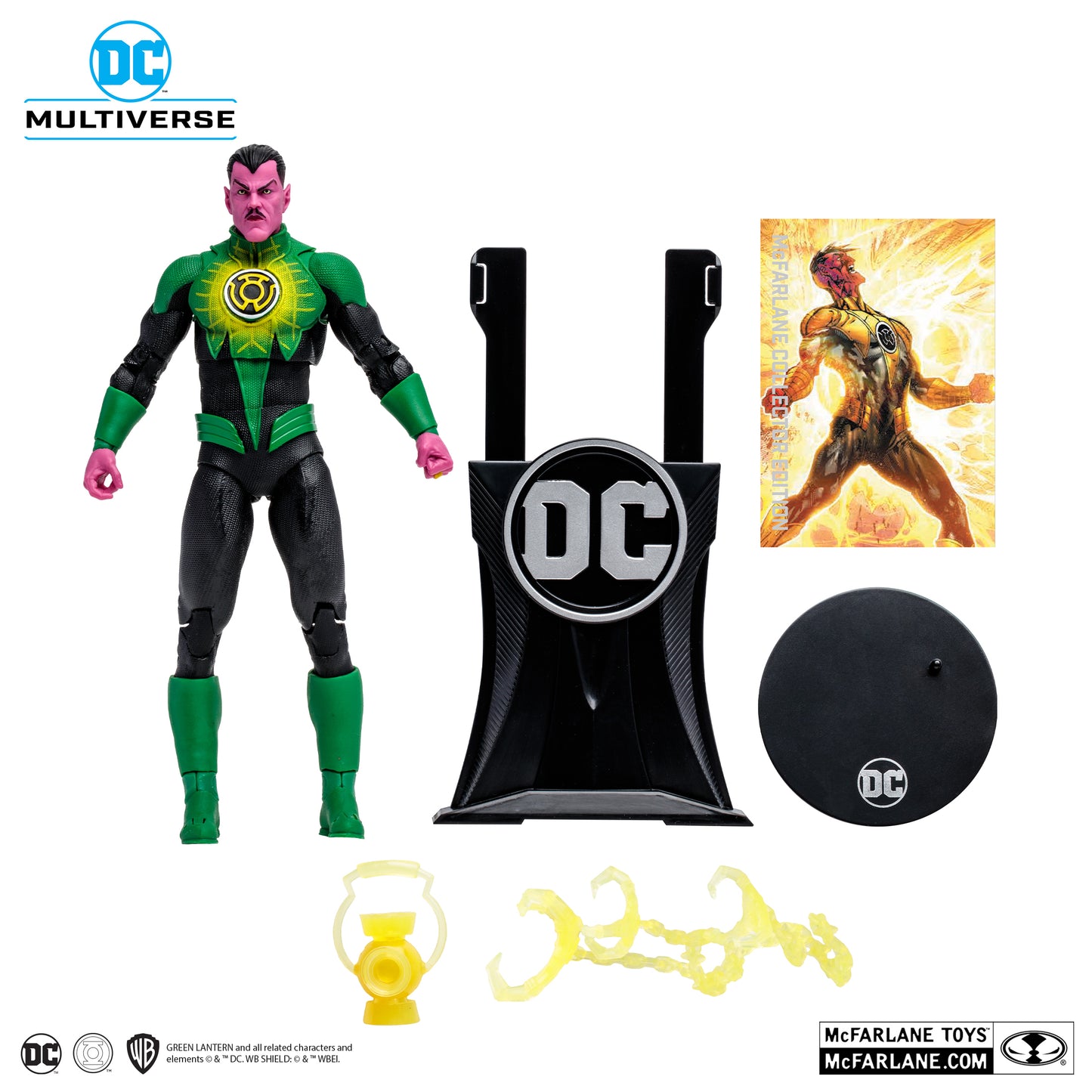 McFarlane Toys DC Collectors Edition Sintestro Corps War - Sinestro [Platinum]