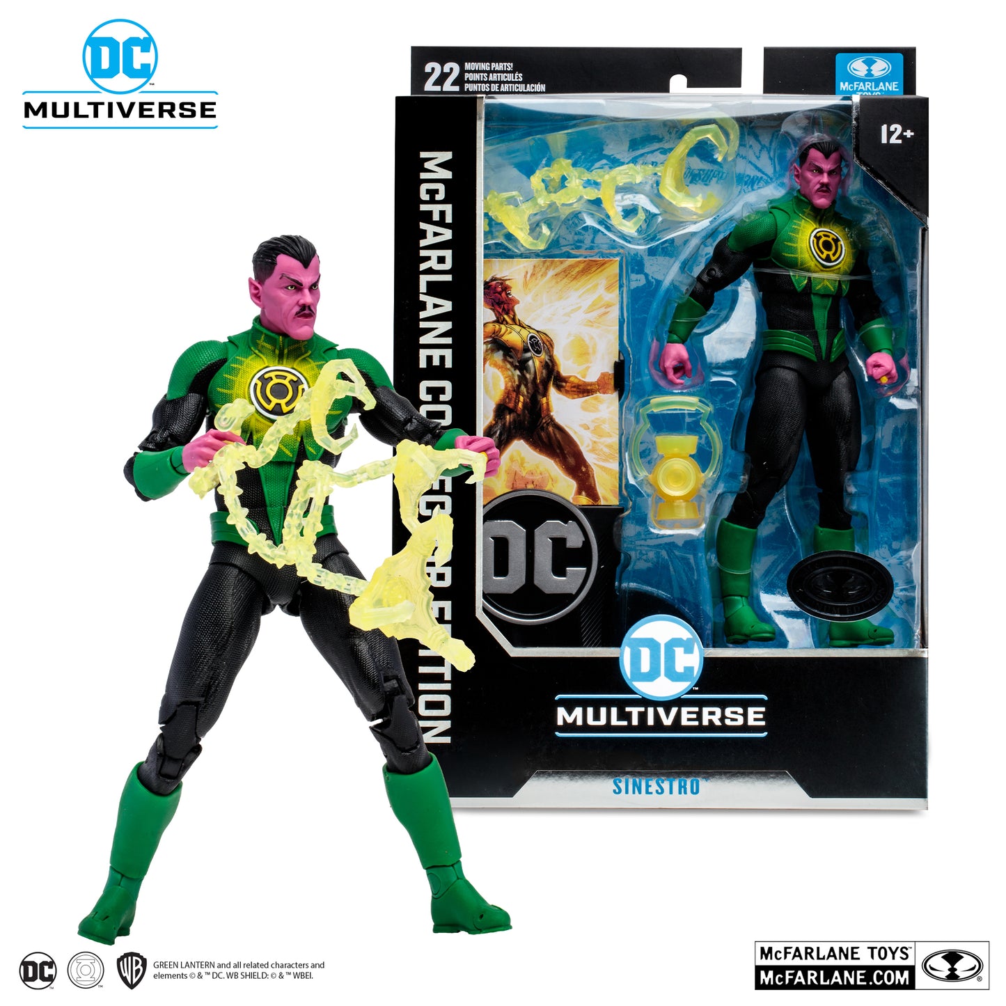 McFarlane Toys DC Collectors Edition Sintestro Corps War - Sinestro [Platinum]