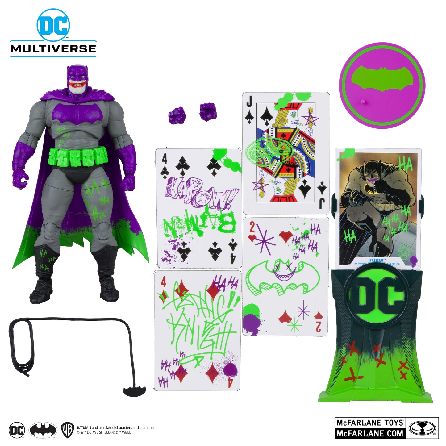 McFarlane Toys DC Dark Knight Returns - Batman (Jokerized) [Gold Label]
