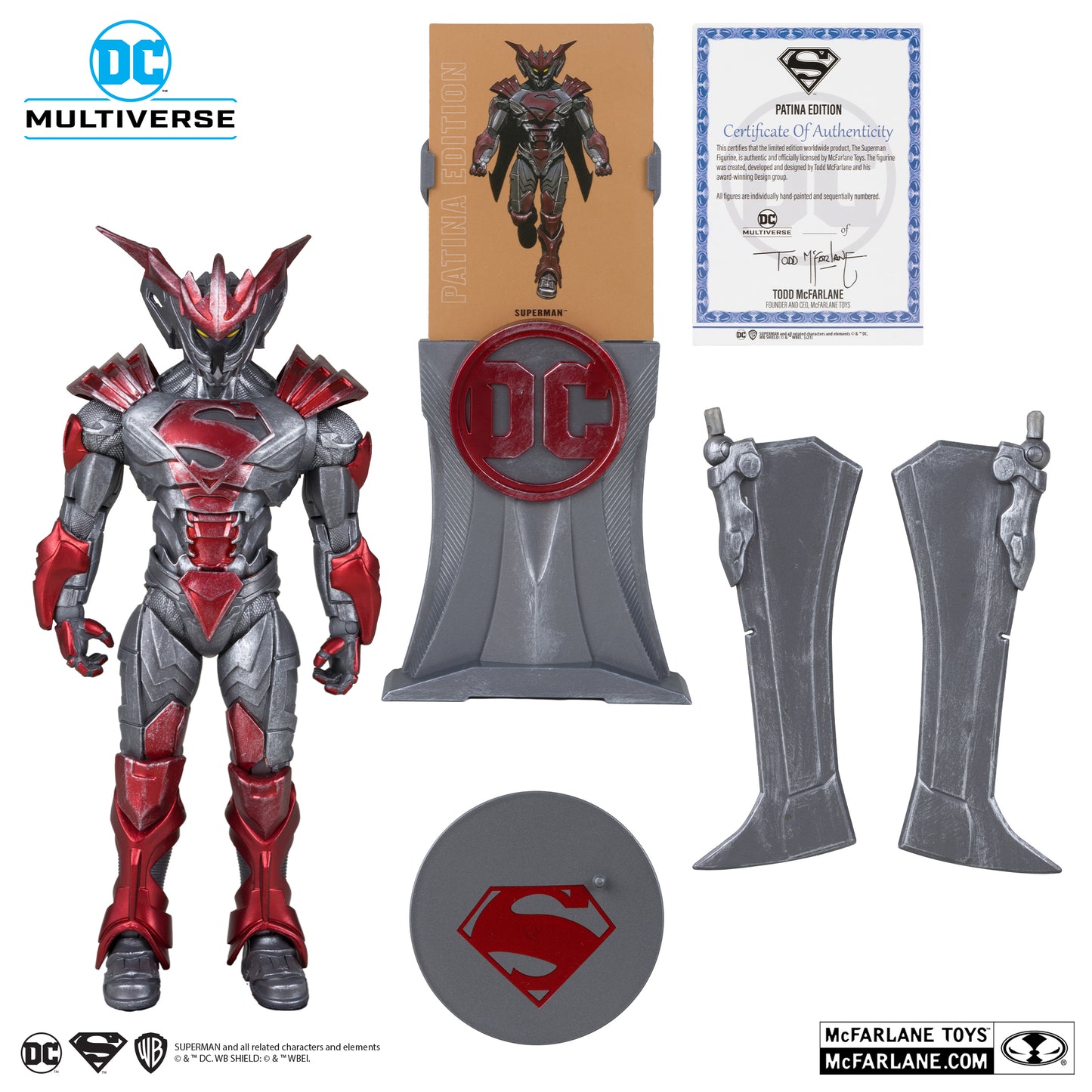 McFarlane Toys DC Multiverse - Superman Unchained Armor (Patina Edition) [Gold Label]