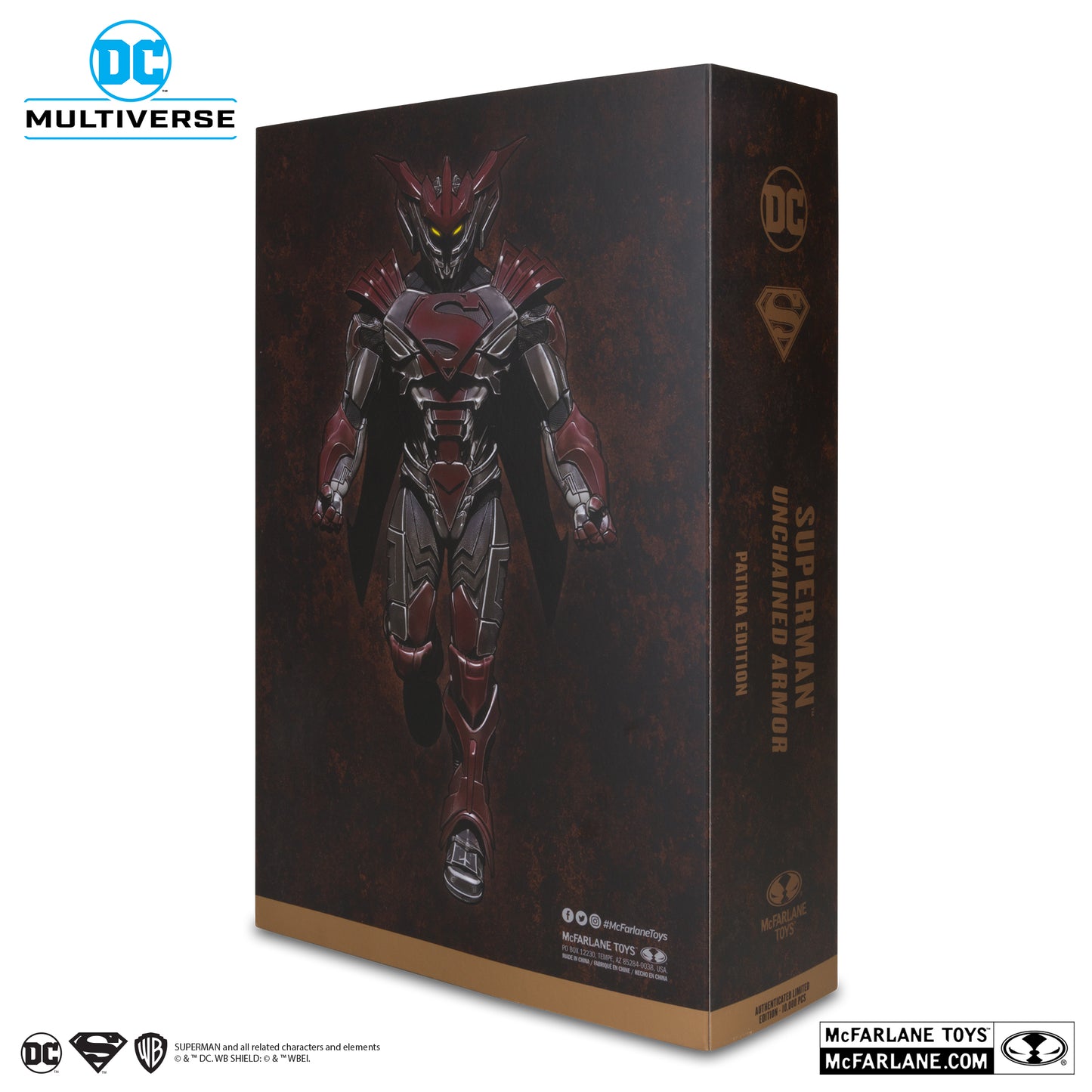 McFarlane Toys DC Multiverse - Superman Unchained Armor (Patina Edition) [Gold Label]