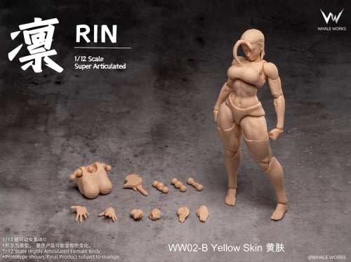 Whaleworks 1/12 Super Movable Female Figure