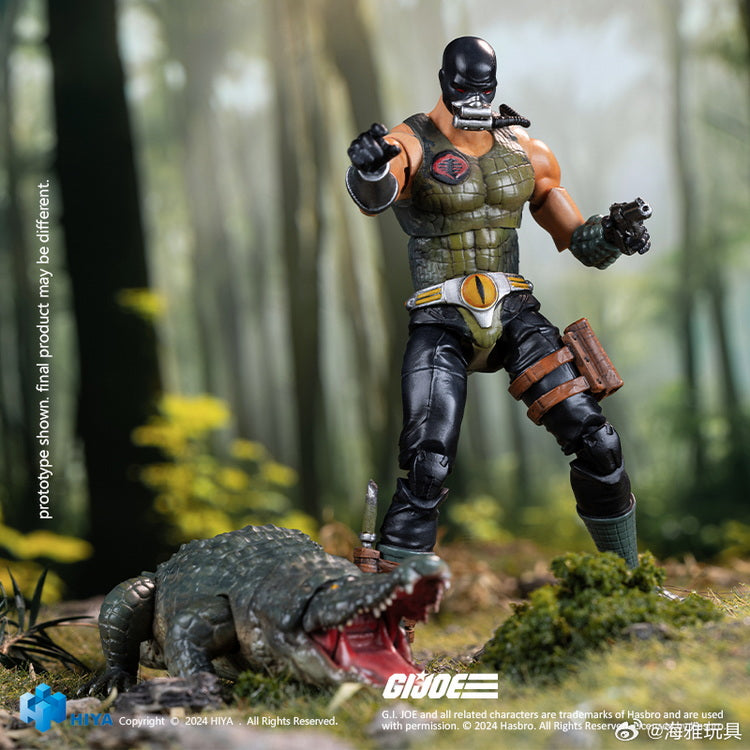 Hiya Toys 1/18 Exquisite Mini GI Joe Croc Master