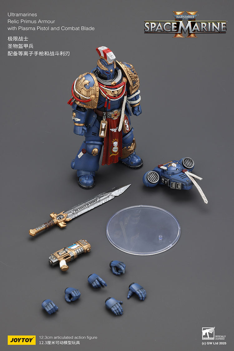 Joytoy 1/18 Warhammer 40k Space Marine Ultramarines - Relic Primus Armour