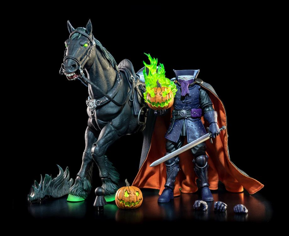 Four Horsemen Mythic Legions Figura Obscura - Headless Horseman (Spectral Green Ver.)