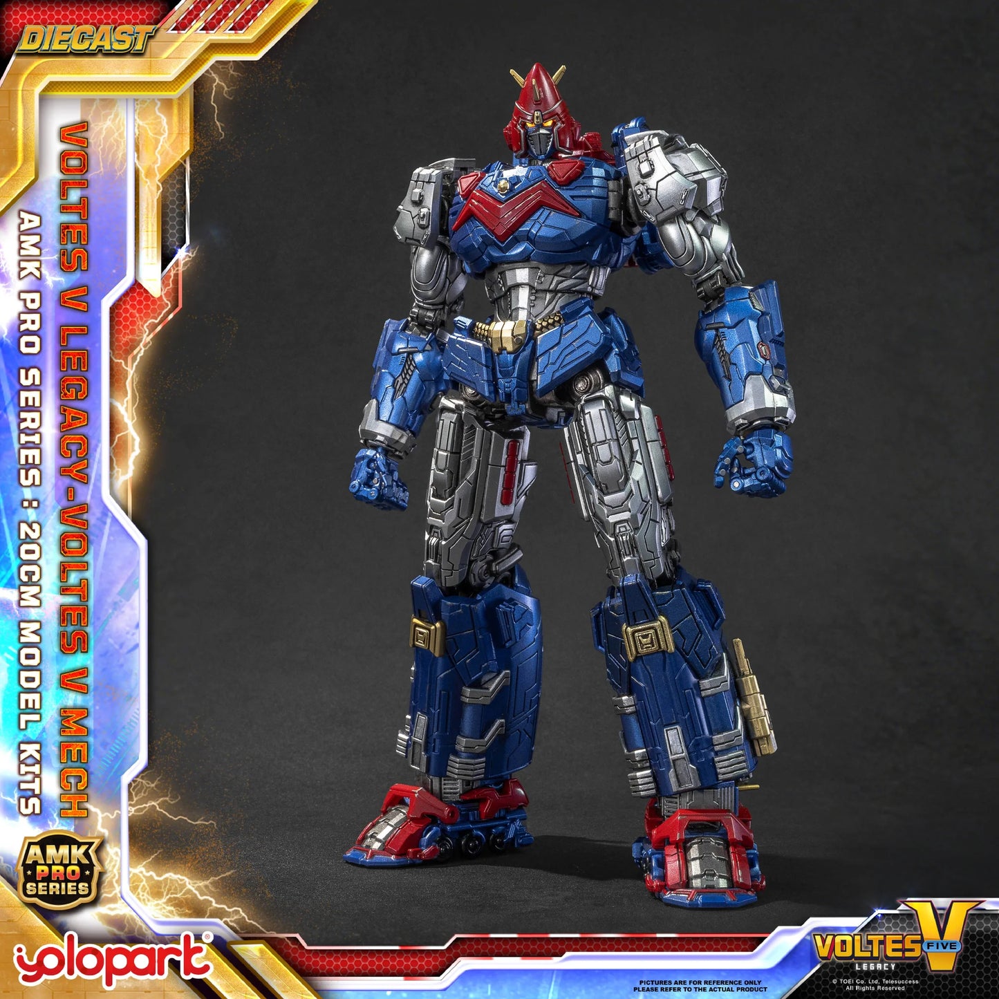 YoloPark AMK PRO Series Voltes V Legacy - Voltes V [Model Kit]