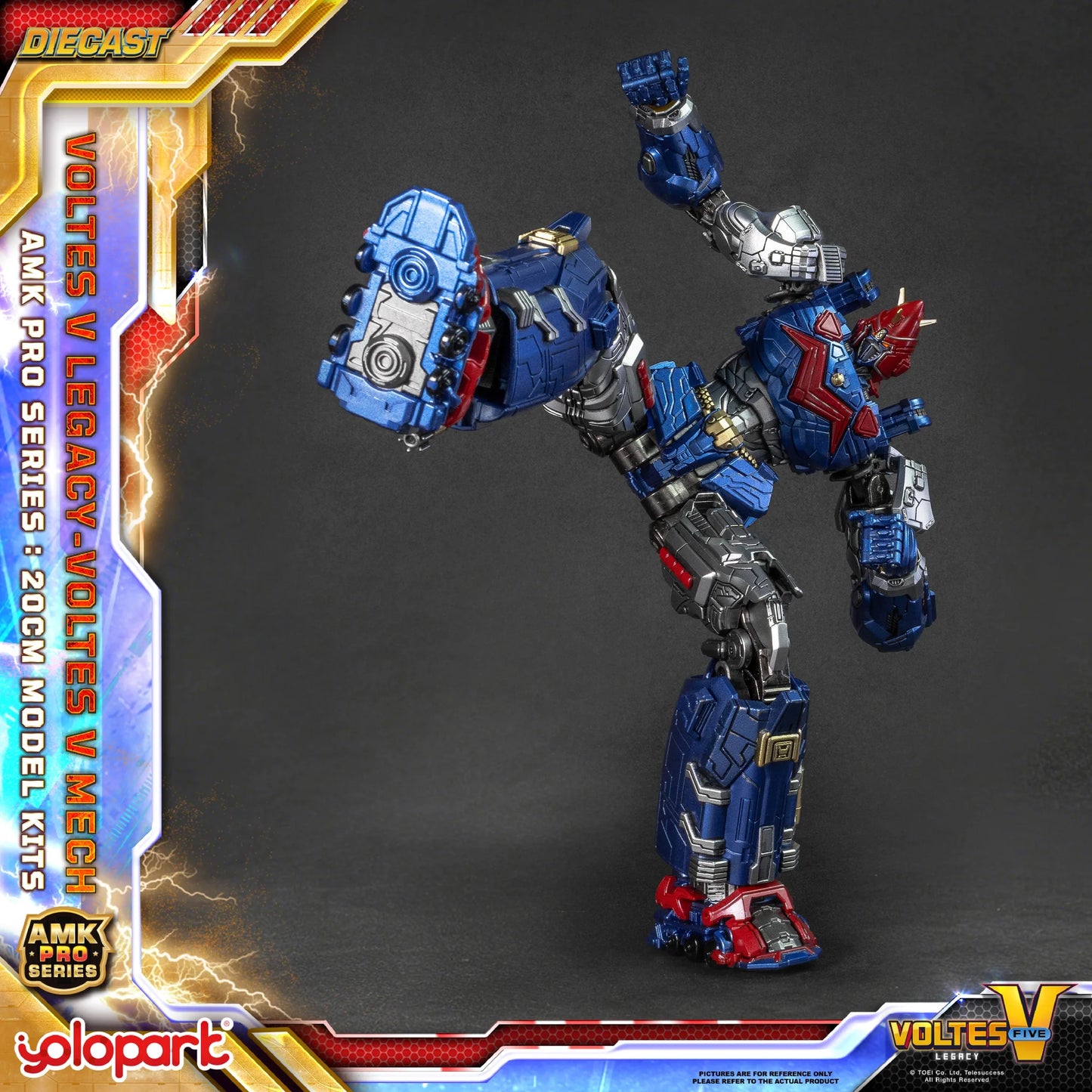 YoloPark AMK PRO Series Voltes V Legacy - Voltes V [Model Kit]