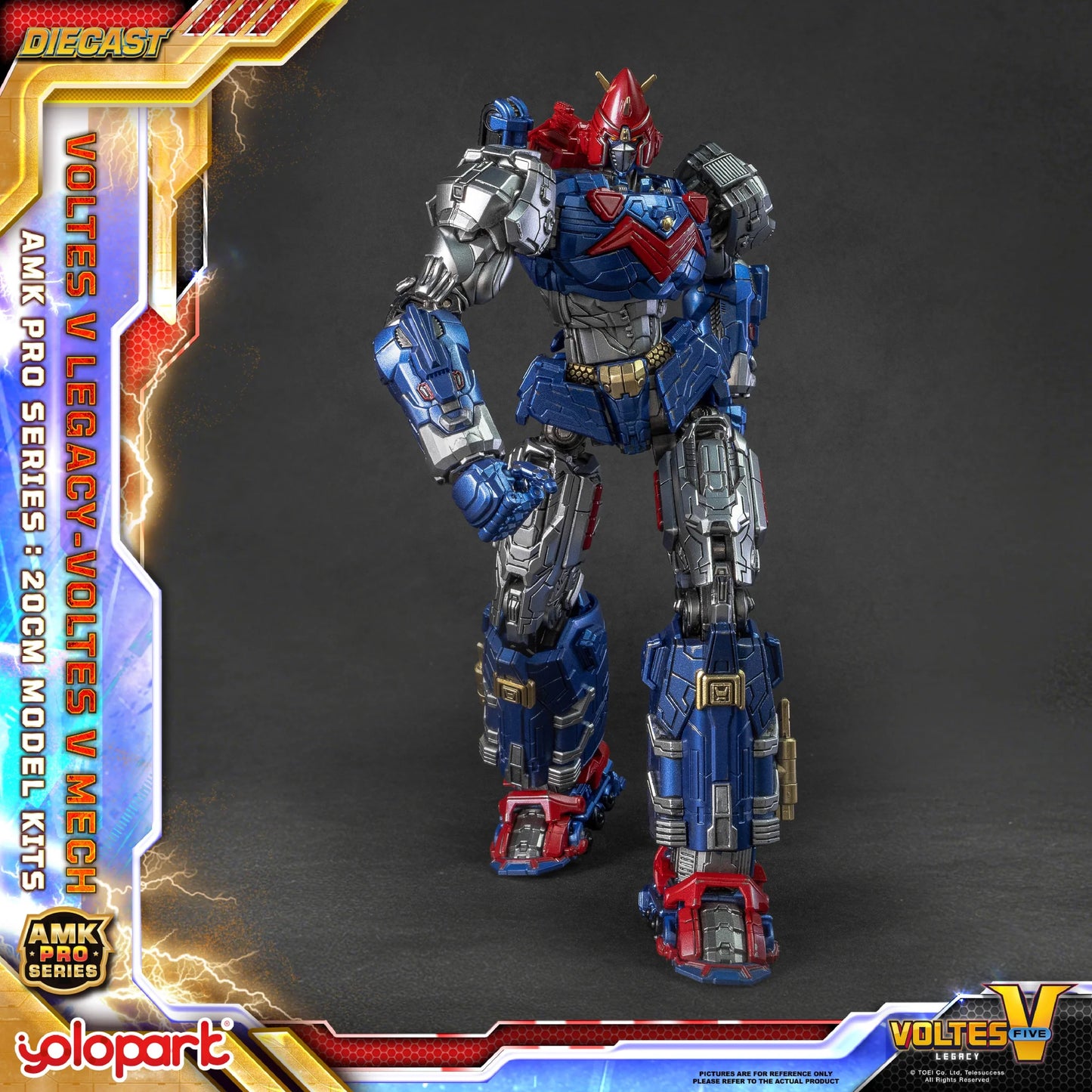 YoloPark AMK PRO Series Voltes V Legacy - Voltes V [Model Kit]