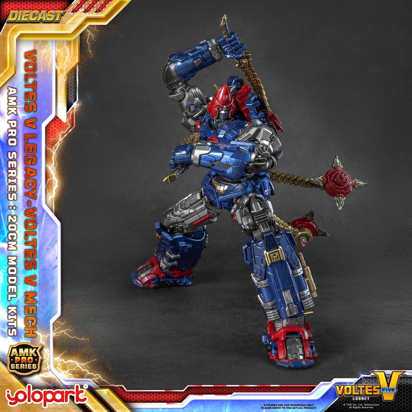 YoloPark AMK PRO Series Voltes V Legacy - Voltes V [Model Kit]