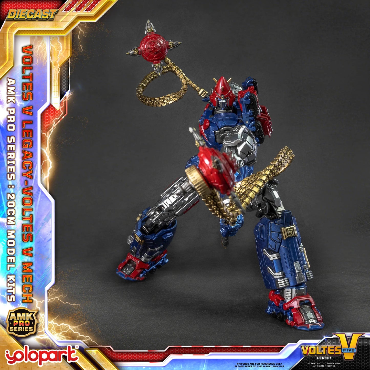 YoloPark AMK PRO Series Voltes V Legacy - Voltes V [Model Kit]