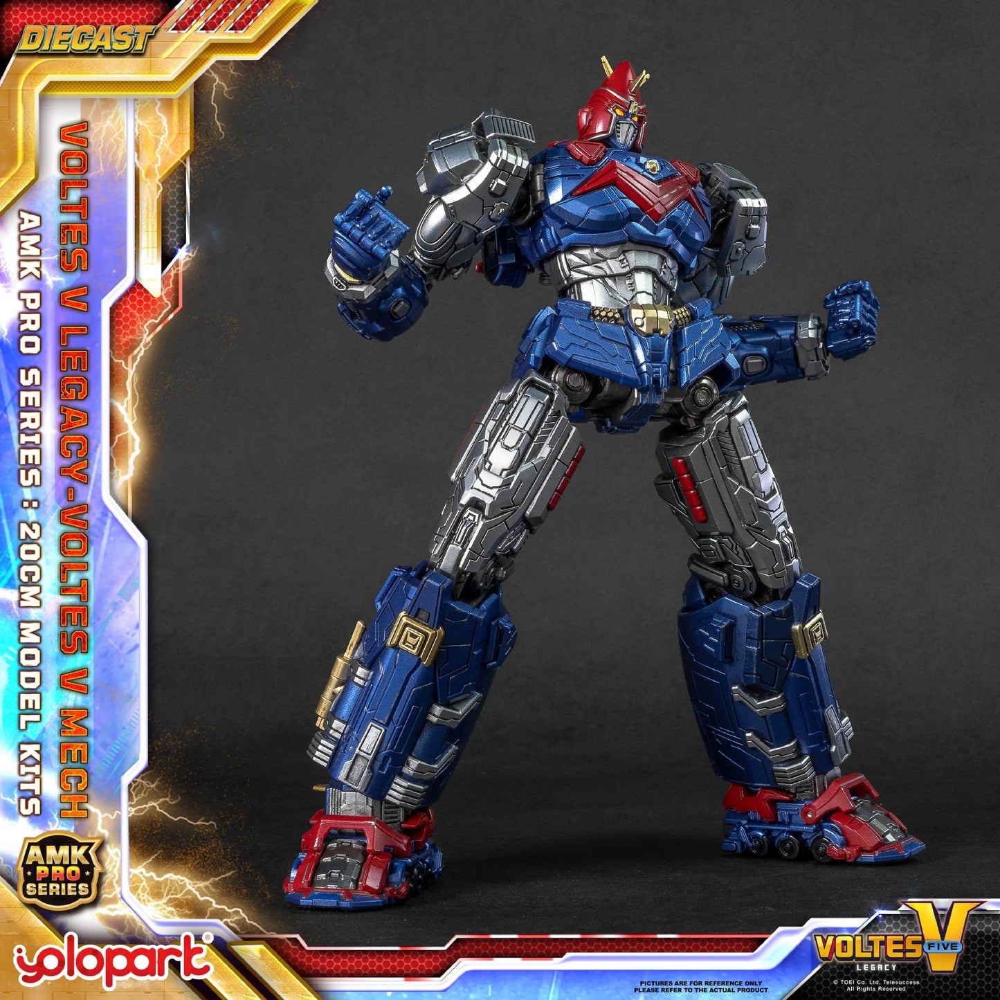 YoloPark AMK PRO Series Voltes V Legacy - Voltes V [Model Kit]