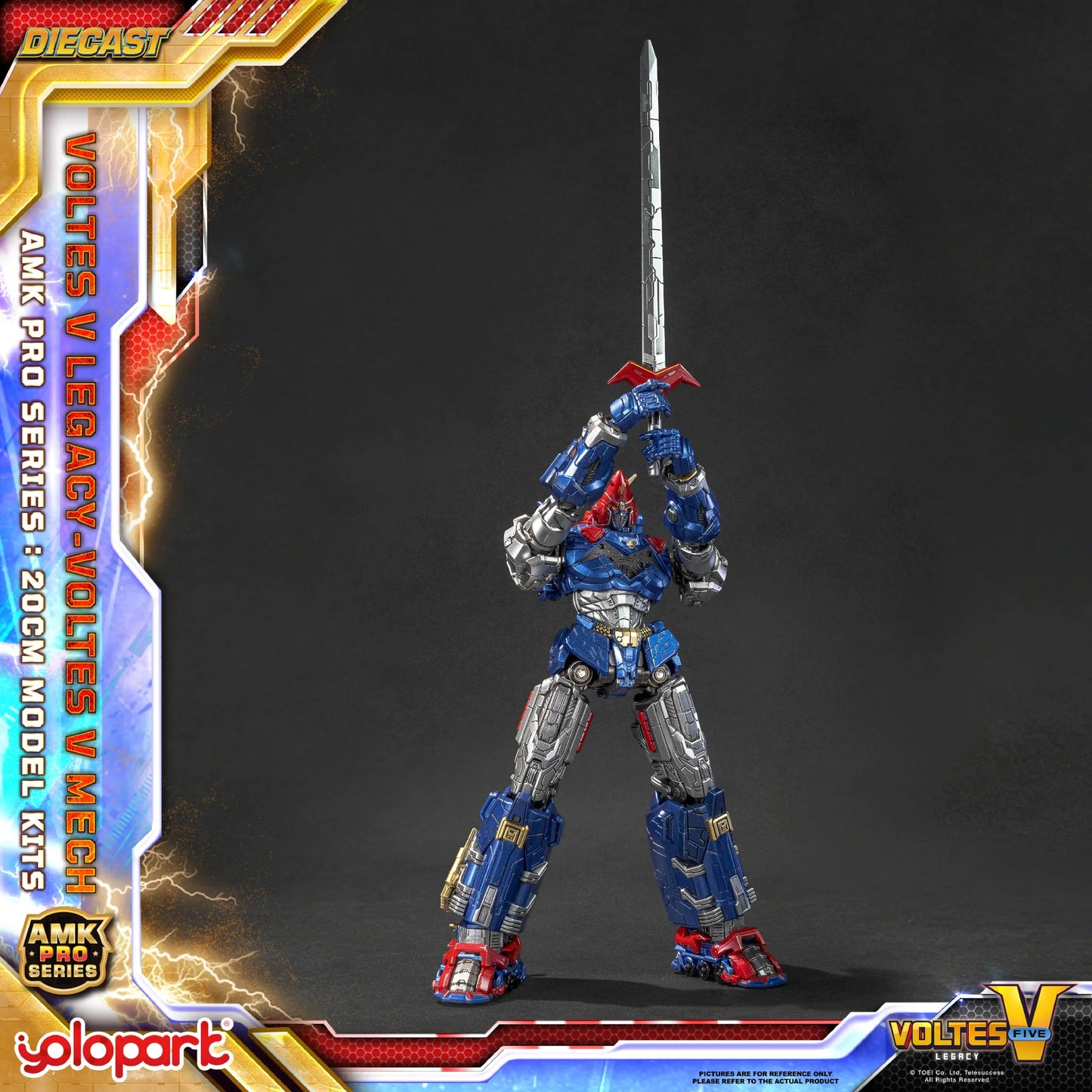 YoloPark AMK PRO Series Voltes V Legacy - Voltes V [Model Kit]