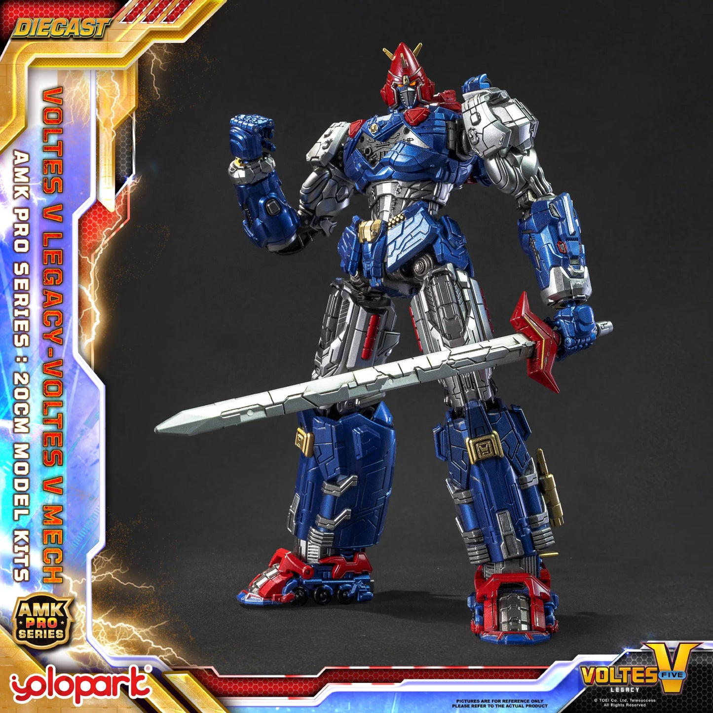 YoloPark AMK PRO Series Voltes V Legacy - Voltes V [Model Kit]