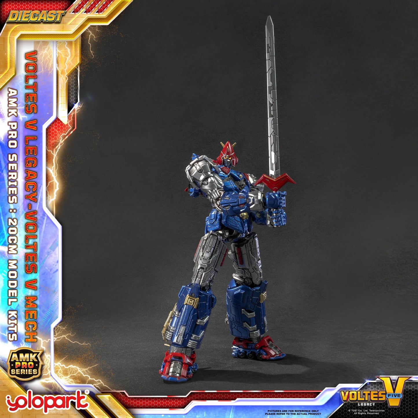 YoloPark AMK PRO Series Voltes V Legacy - Voltes V [Model Kit]
