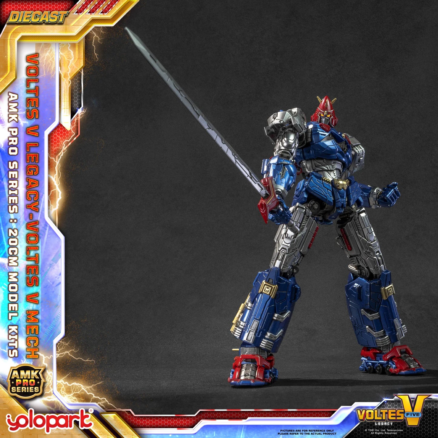 YoloPark AMK PRO Series Voltes V Legacy - Voltes V [Model Kit]